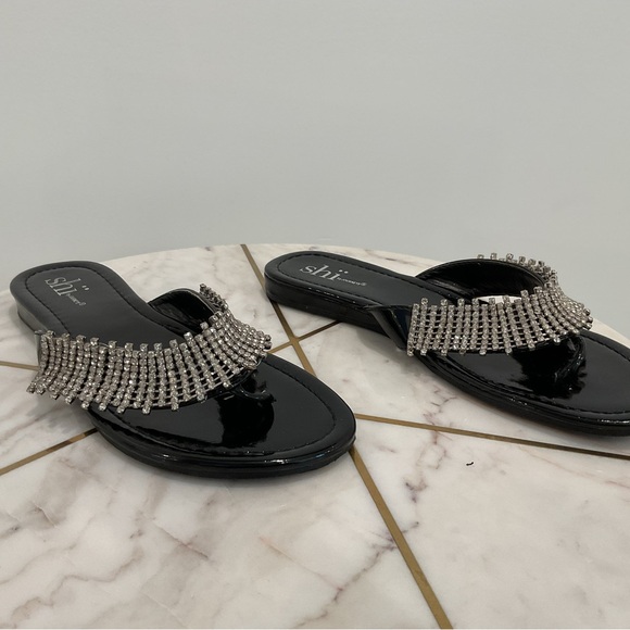 🔴SHI BY JOURNEYS RHINESTONE SANDALS🔴 - Picture 7 of 13